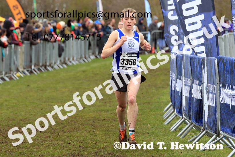 Womens Under-20s 2023 UK CAU Inter Counties Cross Country Champs, Prestwold Hall, Loughborough. Photo: David T. Hewitson/Sports for All Pics